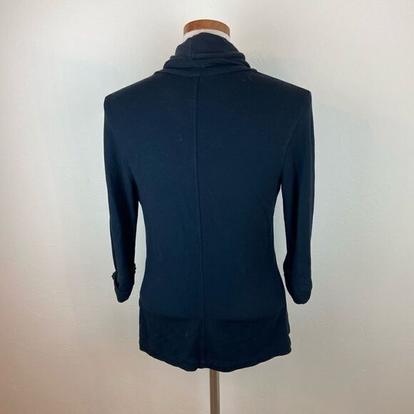 Theory Ashley Modal Black Open-Front Cardigan - Picture 6 of 7